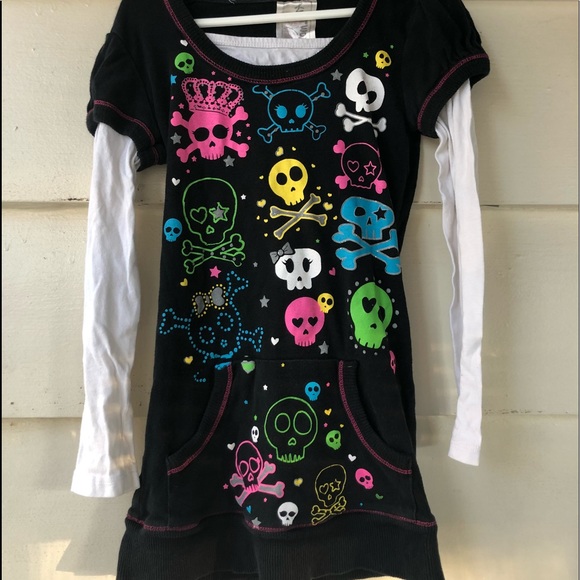 girls skull top